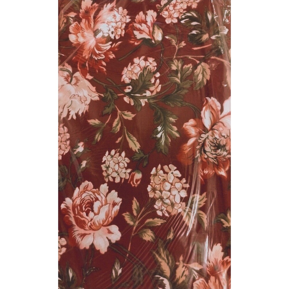 Better Homes & Gardens Traditional Floral Merlot Cotton Home Decor Canvas Fabric